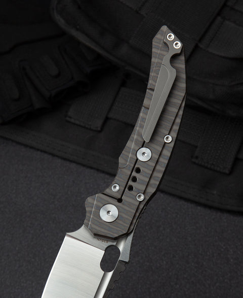 BESTECH EXPLOIT BT2005D Titanium Handle: 3.15" S35VN Blade