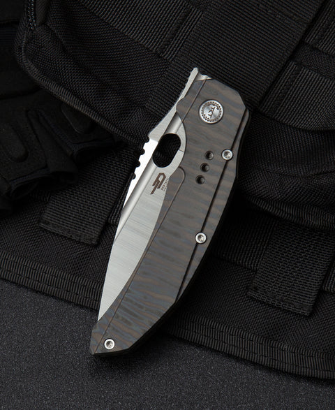 BESTECH EXPLOIT BT2005D Titanium Handle: 3.15" S35VN Blade