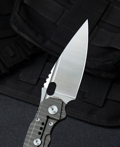 BESTECH EXPLOIT BT2005D Titanium Handle: 3.15" S35VN Blade