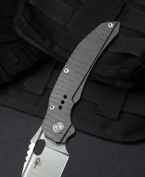 BESTECH EXPLOIT BT2005D Titanium Handle: 3.15" S35VN Blade