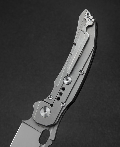 BESTECH EXPLOIT BT2005F Titanium+Carbon Fiber  Handle: 3.15" S35VN Blade