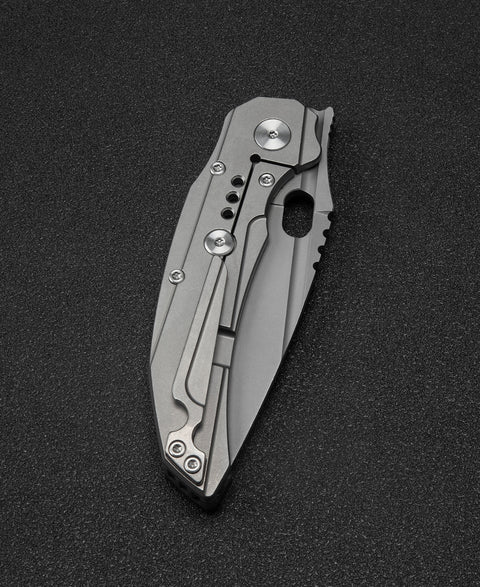 BESTECH EXPLOIT BT2005F Titanium+Carbon Fiber  Handle: 3.15" S35VN Blade