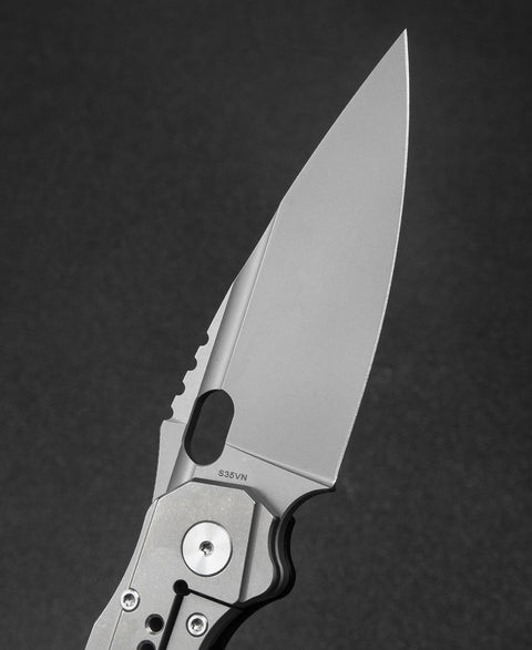 BESTECH EXPLOIT BT2005F Titanium+Carbon Fiber  Handle: 3.15" S35VN Blade