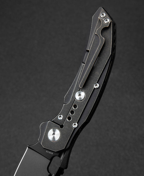 BESTECH EXPLOIT BT2005G Titanium+Carbon Fiber  Handle: 3.15" S35VN Blade