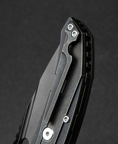 BESTECH EXPLOIT BT2005G Titanium+Carbon Fiber  Handle: 3.15" S35VN Blade