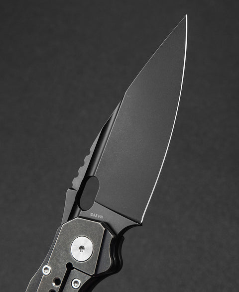 BESTECH EXPLOIT BT2005G Titanium+Carbon Fiber  Handle: 3.15" S35VN Blade