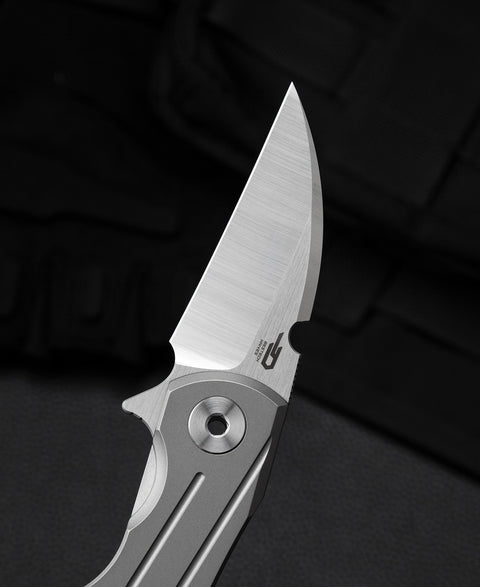 BESTECH 2500 DELTA BT2006A Titanium Handle: 2.52" S35VN Blade