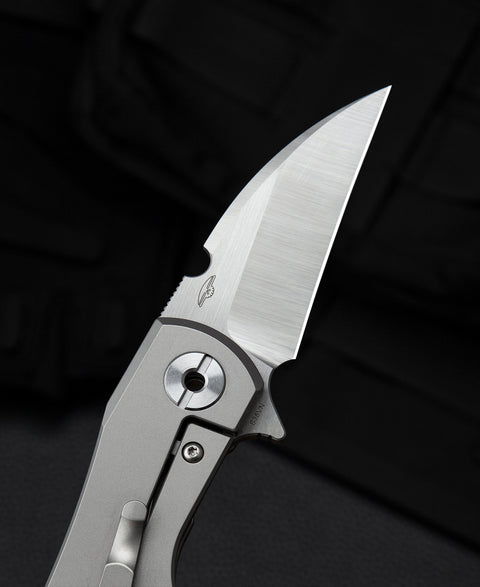 BESTECH 2500 DELTA BT2006A Titanium Handle: 2.52" S35VN Blade