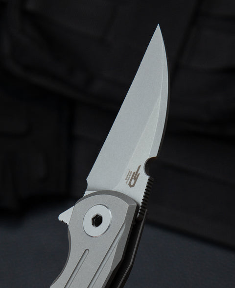 BESTECH 2500 DELTA BT2006B Titanium Handle: 2.52" S35VN Blade