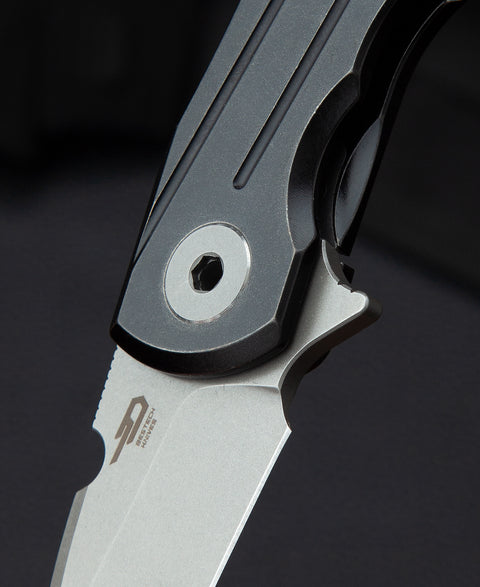 BESTECH 2500 DELTA BT2006C Titanium Handle: 2.52" S35VN Blade