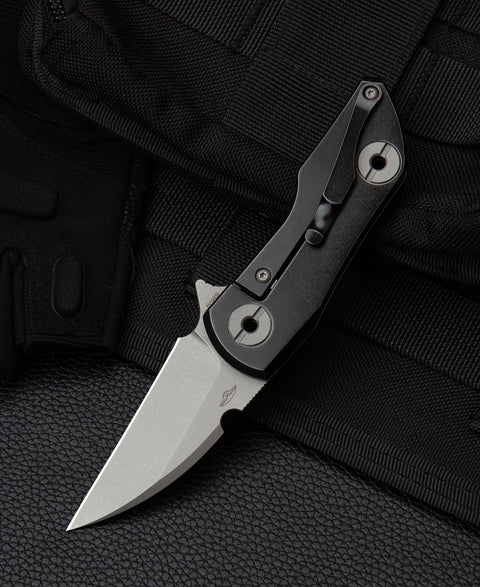 BESTECH 2500 DELTA BT2006C Titanium Handle: 2.52" S35VN Blade