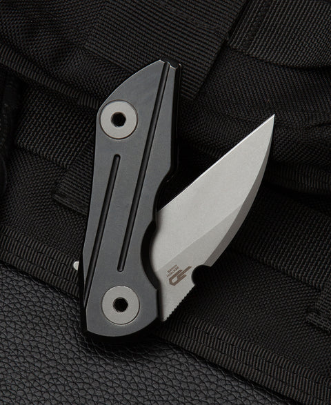 BESTECH 2500 DELTA BT2006C Titanium Handle: 2.52" S35VN Blade