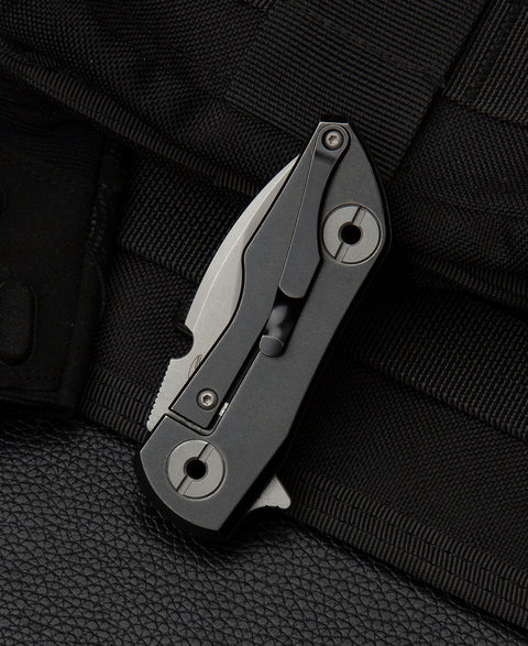 BESTECH 2500 DELTA BT2006C Titanium Handle: 2.52" S35VN Blade