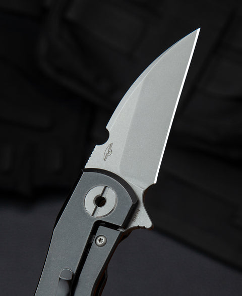 BESTECH 2500 DELTA BT2006C Titanium Handle: 2.52" S35VN Blade