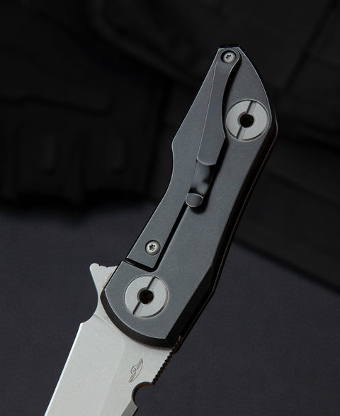 BESTECH 2500 DELTA BT2006C Titanium Handle: 2.52" S35VN Blade