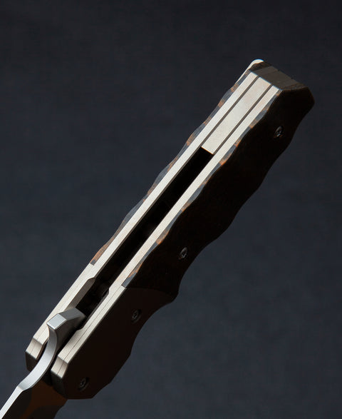 BESTECH FREEFALL BT2007C Titanium+Black Orange Carbon Fiber Handle: 2.65" S35VN Blade