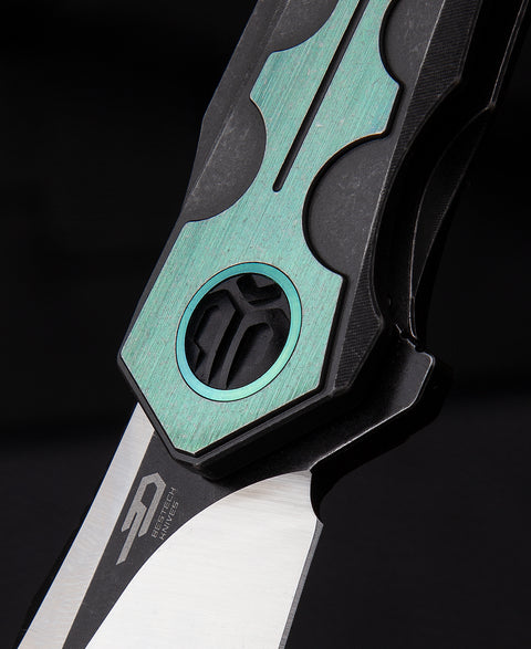 BESTECH SAMARI BT2009C Titanium Handle: 3.82" M390 Blade