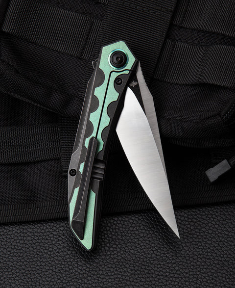 BESTECH SAMARI BT2009C Titanium Handle: 3.82" M390 Blade