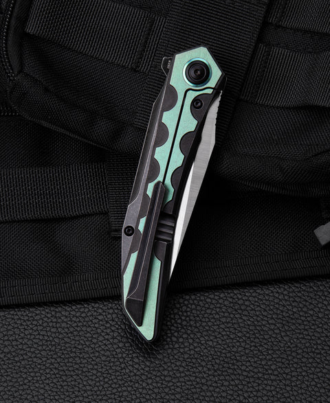 BESTECH SAMARI BT2009C Titanium Handle: 3.82" M390 Blade