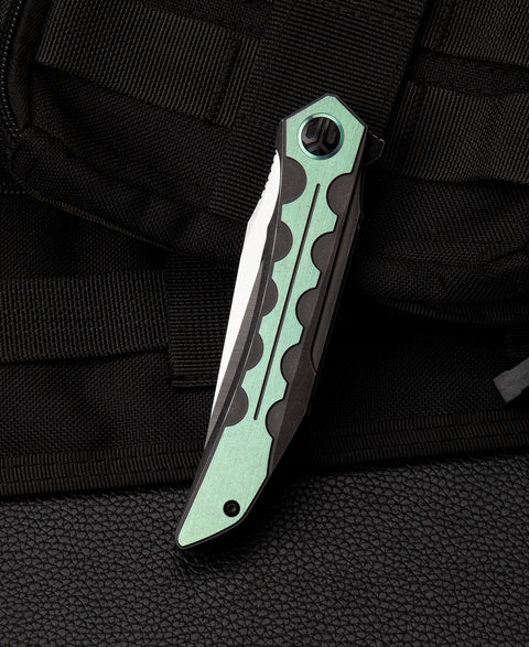 BESTECH SAMARI BT2009C Titanium Handle: 3.82" M390 Blade