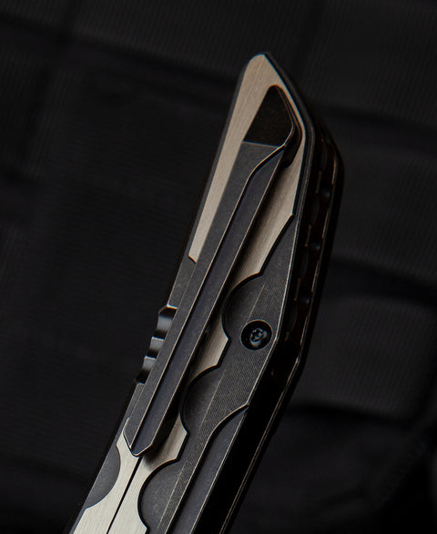 BESTECH SAMARI BT2009D Titanium Handle: 3.82" M390 Blade