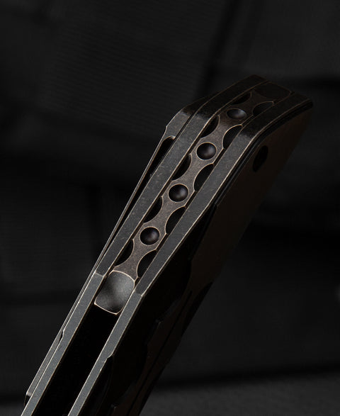 BESTECH SAMARI BT2009D Titanium Handle: 3.82" M390 Blade