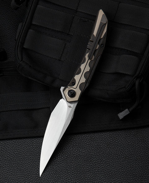 BESTECH SAMARI BT2009D Titanium Handle: 3.82" M390 Blade