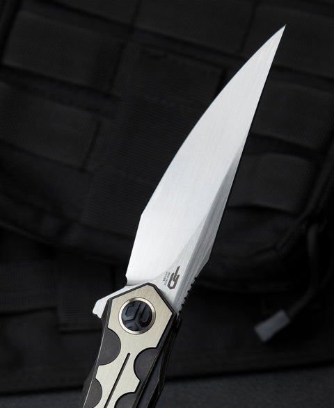 BESTECH SAMARI BT2009D Titanium Handle: 3.82" M390 Blade