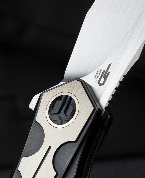 BESTECH SAMARI BT2009D Titanium Handle: 3.82" M390 Blade