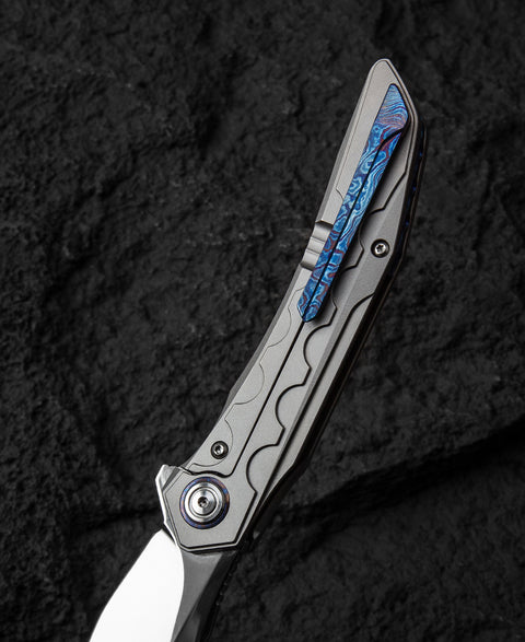 BESTECH  SAMARI BT2009E Titanium Handle: 3.82" M390 Blade