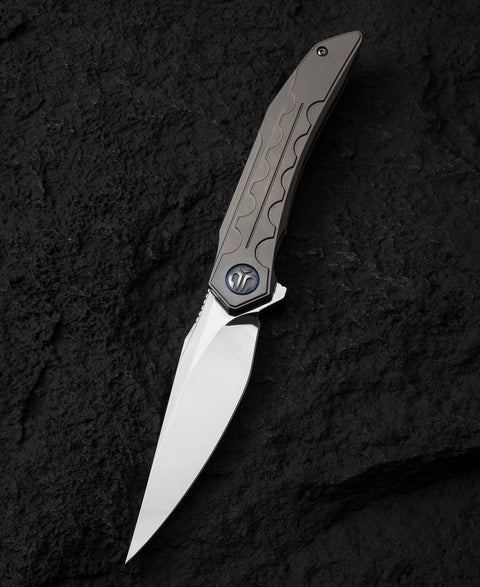 BESTECH  SAMARI BT2009E Titanium Handle: 3.82" M390 Blade