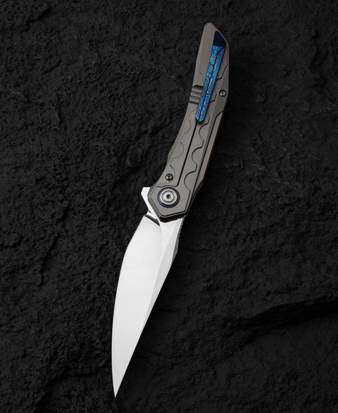 BESTECH  SAMARI BT2009E Titanium Handle: 3.82" M390 Blade