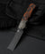 BESTECH SPANISH TIP RAZOR Titanium+Black Orange G10 Handle: 3.79" M390 Blade BT2101D