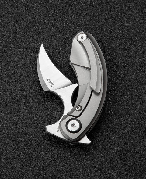 BESTECH STRELIT BT2103A 6AL4V Titanium Handle: 2.19" S35VN Blade