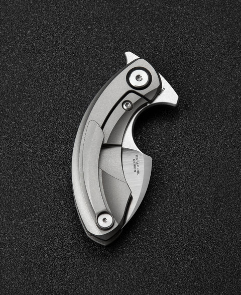 BESTECH STRELIT BT2103A 6AL4V Titanium Handle: 2.19" S35VN Blade