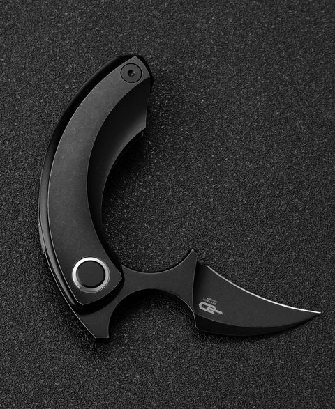 BESTECH STRELIT BT2103C 6AL4V Titanium Handle: 2.19" S35VN Blade