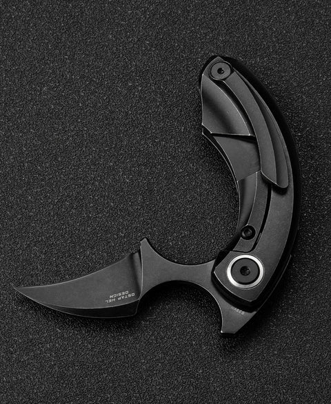 BESTECH STRELIT BT2103C 6AL4V Titanium Handle: 2.19" S35VN Blade