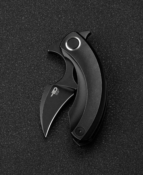 BESTECH STRELIT BT2103C 6AL4V Titanium Handle: 2.19" S35VN Blade