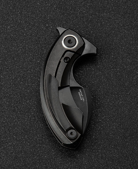 BESTECH STRELIT BT2103C 6AL4V Titanium Handle: 2.19" S35VN Blade