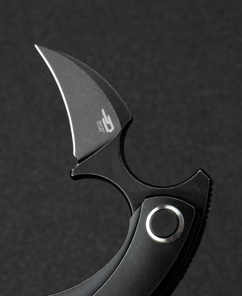 BESTECH STRELIT BT2103C 6AL4V Titanium Handle: 2.19" S35VN Blade