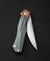 BESTECH THYRA Titanium+Red Copper inlay Handle: 3.56" M390 Blade BT2106D