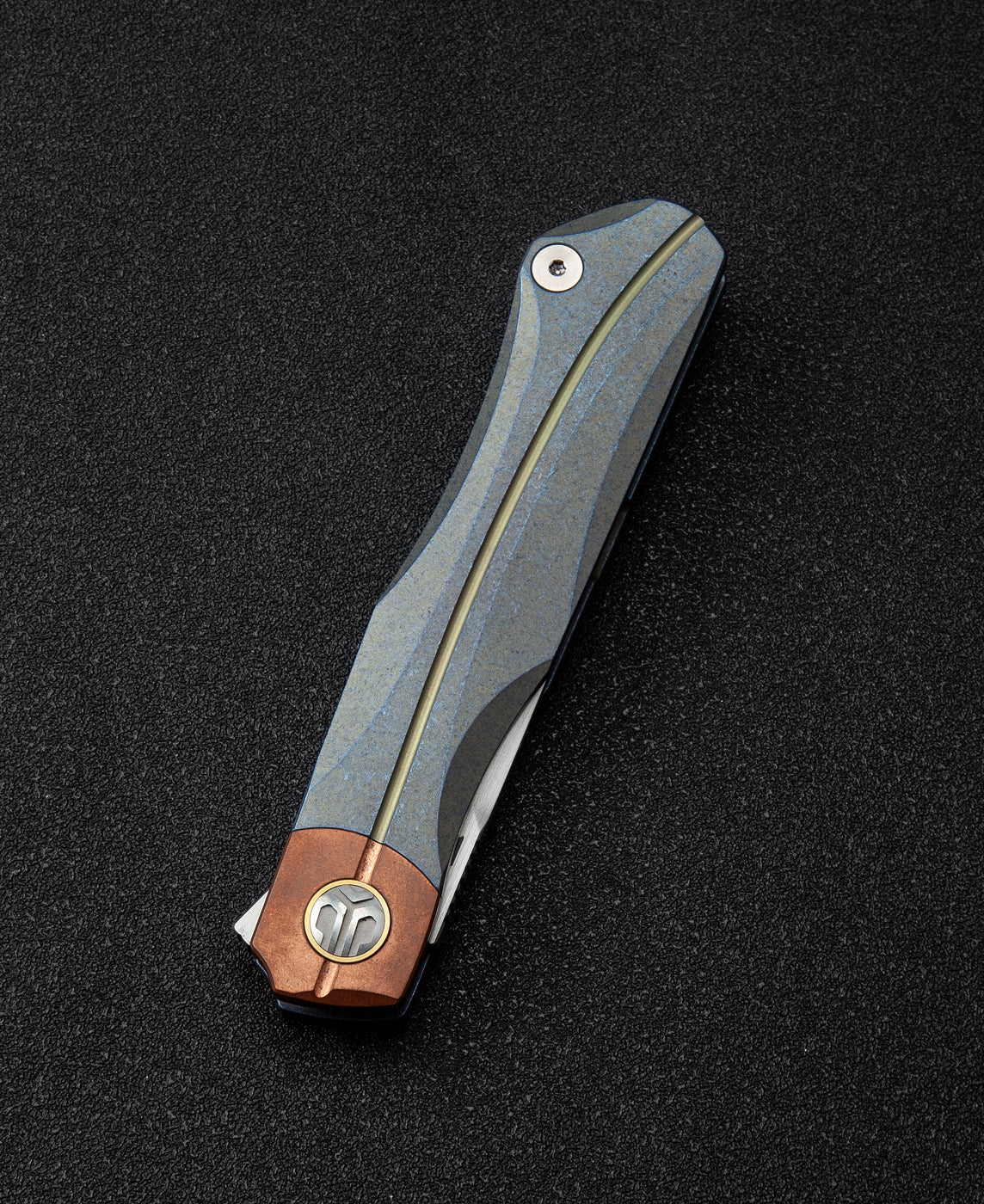 BESTECH THYRA BT2106D Titanium+Red Copper inlay Handle: 3.56