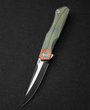 BESTECH THYRA BT2106E Titanium+Red Copper inlay Handle: 3.56