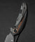 BESTECH NUKE Titanium+Black Orange G10 Handle: 2.65" M390 Blade BT2107E
