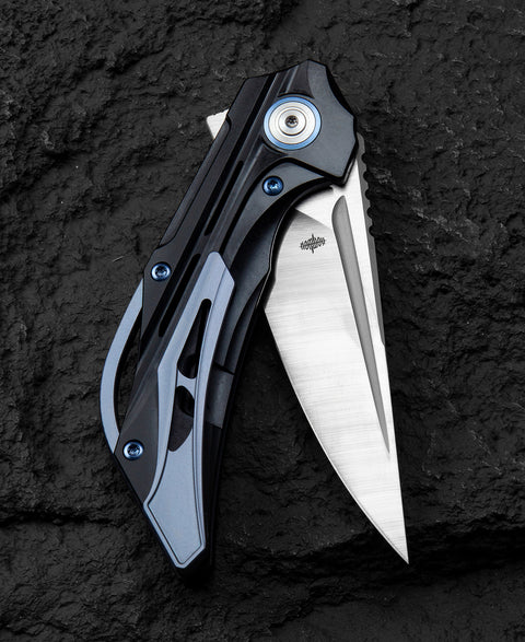 BESTECH VIGIL BT2201C Titanium Handle: 3.27" M390 Blade