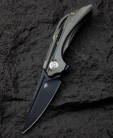 BESTECH VIGIL BT2201D Titanium Handle: 3.27" M390 Blade