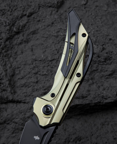 BESTECH VIGIL BT2201E Titanium Handle: 3.27" M390 Blade