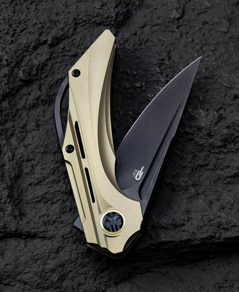 BESTECH VIGIL BT2201E Titanium Handle: 3.27" M390 Blade