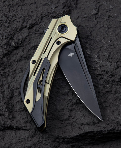 BESTECH VIGIL BT2201E Titanium Handle: 3.27" M390 Blade