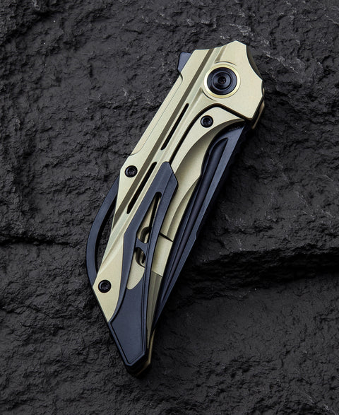 BESTECH VIGIL BT2201E Titanium Handle: 3.27" M390 Blade